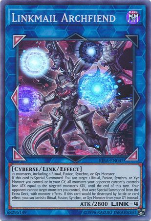 Linkmail Archfiend RIRA EN047 Super Rare Unlimited Rising Rampage RIRA Unlimited Singles Linkmail Archfiend RIRA EN047 Super Rare Unlimited Rising Rampage RIRA Unlimited Singles