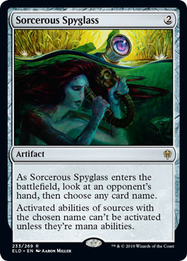 Sorcerous Spyglass 233 269 Throne of Eldraine Singles Sorcerous Spyglass 233 269 Throne of Eldraine Singles