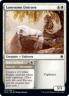 Lonesome Unicorn 021 269 Throne of Eldraine Singles Lonesome Unicorn 021 269 Throne of Eldraine Singles