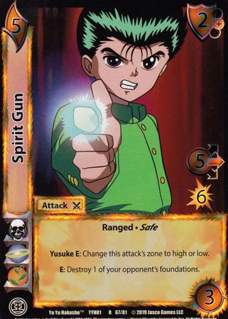 Spirit Gun 67 81 Rare UFS UFS YYH01 Yu Yu Hakusho Singles Spirit Gun 67 81 Rare UFS UFS YYH01 Yu Yu Hakusho Singles