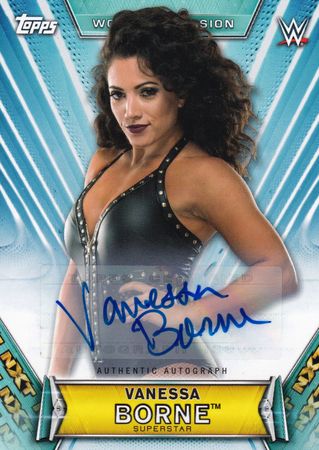 Vanessa Borne Blue 199 Women s Division 2019 Autograph Vanessa Borne Blue 199 Women s Division 2019 Autograph