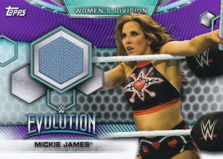 Mickie James 99 Women s Division 2019 Mat Relic WWE Topps Mickie James 99 Women s Division 2019 Mat Relic WWE Topps