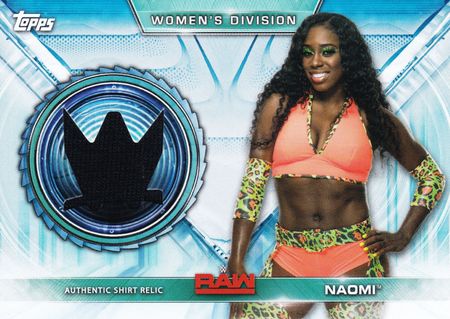 Naomi 199 Women s Division 2019 Shirt Relic WWE Topps Naomi 199 Women s Division 2019 Shirt Relic WWE Topps