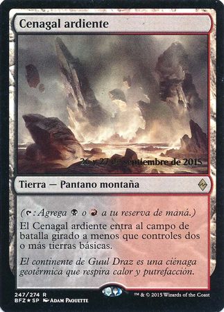 Cenegal ardiente 247 274 BFZ Prerelease Foil Promo Spanish Spanish Promos Cenegal ardiente 247 274 BFZ Prerelease Foil Promo Spanish Spanish Promos