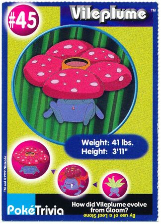 Vileplume 45 PokeTrivia Mewtwo Strikes Back Collectible Movie Scene 3 Vileplume 45 PokeTrivia Mewtwo Strikes Back Collectible Movie Scene 3