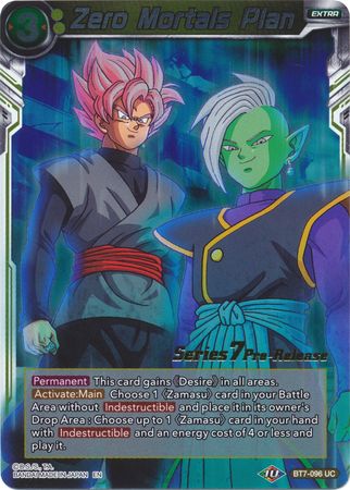 Zero Mortals Plan BT7 096 Foil Pre Release Promo Assault of the Saiyans Pre Release Promos Zero Mortals Plan BT7 096 Foil Pre Release Promo Assault of the Saiyans Pre Release Promos
