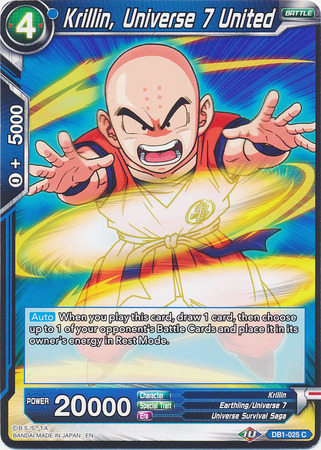 Krillin, Universe 7 United - Dragonball Super TCG | TrollAndToad