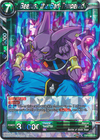 Beerus the Bad Tempered DB1 050 Rare Beerus the Bad Tempered DB1 050 Rare