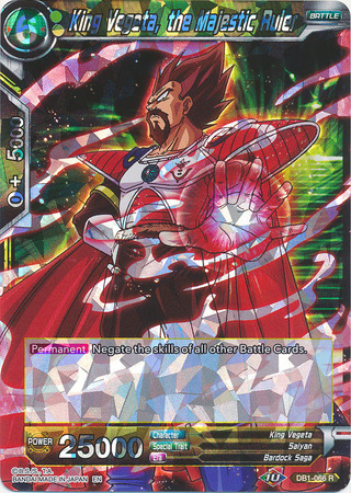 King Vegeta the Majestic Ruler DB1 066 Rare King Vegeta the Majestic Ruler DB1 066 Rare