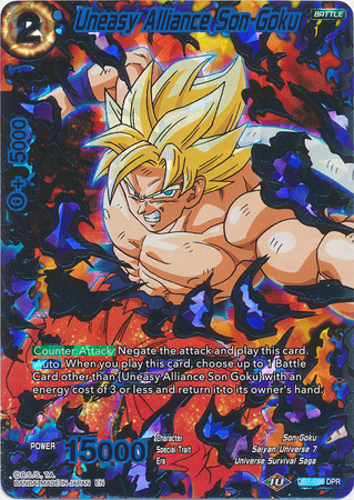 Uneasy Alliance Son Goku DB1 096 Duo Power Rare Uneasy Alliance Son Goku DB1 096 Duo Power Rare