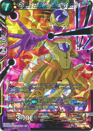 Frieza Emperor of Universe 7 TB1 077 Super Rare Shatterfoil Dragon Ball Super Alternate Art and Alternate Foil Pattern Promos Frieza Emperor of Universe 7 TB1 077 Super Rare Shatterfoil Dragon Ball Super Alternate Art and Alternate Foil Pattern Promos