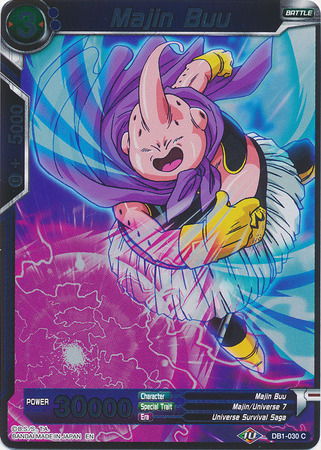 Majin Buu DB1 030 Foil Common Draft Box 4 Dragon Brawl Foil Singles Majin Buu DB1 030 Foil Common Draft Box 4 Dragon Brawl Foil Singles