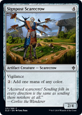 Signpost Scarecrow 231 269 Throne of Eldraine Singles Signpost Scarecrow 231 269 Throne of Eldraine Singles