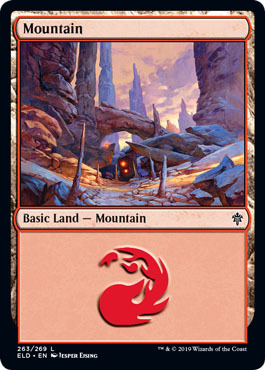 Mountain 263 269 Throne of Eldraine Singles Mountain 263 269 Throne of Eldraine Singles