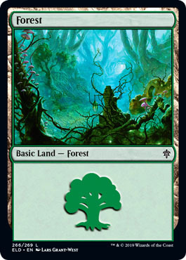 Forest 266 269 Throne of Eldraine Singles Forest 266 269 Throne of Eldraine Singles
