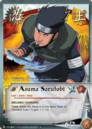 Asuma Sarutobi N 194 Uncommon Asuma Sarutobi N 194 Uncommon
