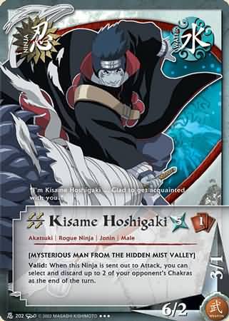 Kisame Hoshigaki Mysterious Man From the Hidden Mist Valley N 202 Super Rare Naruto Dream Legacy Kisame Hoshigaki Mysterious Man From the Hidden Mist Valley N 202 Super Rare Naruto Dream Legacy
