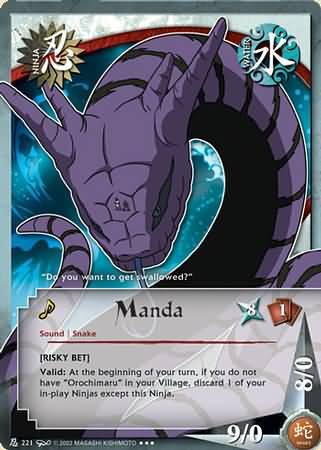 Manda Risky Bet N 221 Super Rare Manda Risky Bet N 221 Super Rare