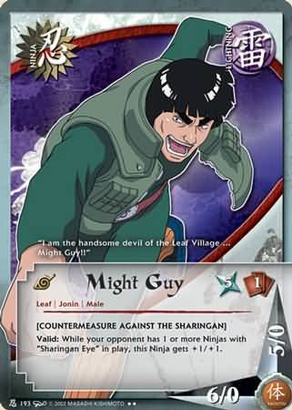 Might Guy N 193 Rare Might Guy N 193 Rare