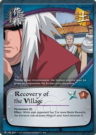 Recovery of the Village M 189 Rare Naruto Dream Legacy Recovery of the Village M 189 Rare Naruto Dream Legacy