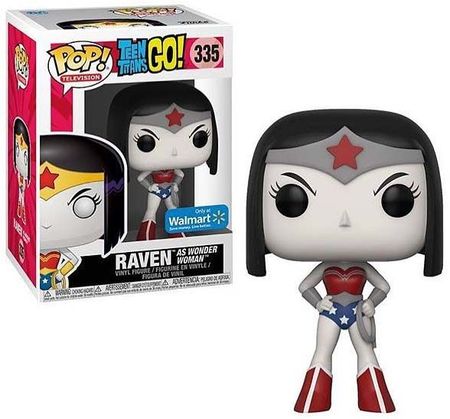 Raven as Wonder Woman Grayscale 335 POP Vinyl Figure Walmart Teen Titans Go Raven as Wonder Woman Grayscale 335 POP Vinyl Figure Walmart Teen Titans Go