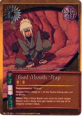 Toad Mouth Trap J 175 Super Rare Naruto Dream Legacy Toad Mouth Trap J 175 Super Rare Naruto Dream Legacy