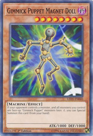 Gimmick Puppet Magnet Doll LED5 EN040 Common 1st Edition Legendary Duelists Immortal Destiny Singles Gimmick Puppet Magnet Doll LED5 EN040 Common 1st Edition Legendary Duelists Immortal Destiny Singles