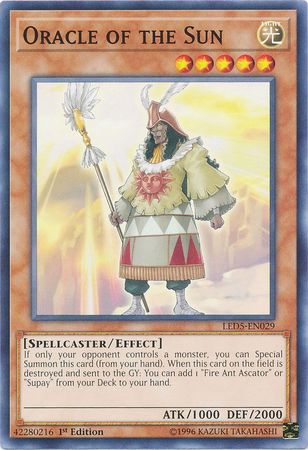 Oracle of the Sun LED5 EN029 Common 1st Edition Legendary Duelists Immortal Destiny Singles Oracle of the Sun LED5 EN029 Common 1st Edition Legendary Duelists Immortal Destiny Singles