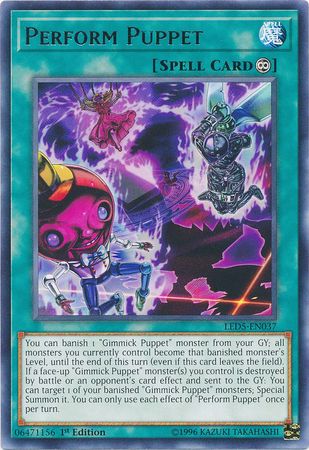 Perform Puppet LED5 EN037 Rare 1st Edition Legendary Duelists Immortal Destiny Singles Perform Puppet LED5 EN037 Rare 1st Edition Legendary Duelists Immortal Destiny Singles