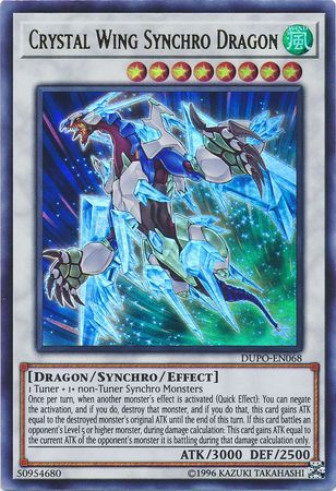 Crystal Wing Synchro Dragon - Yugioh | TrollAndToad