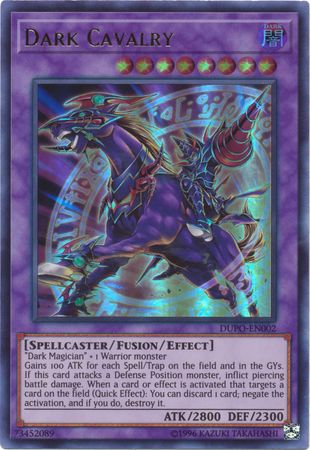 Dark Cavalry DUPO EN002 Ultra Rare Unlimited Duel Power Unlimited Singles Dark Cavalry DUPO EN002 Ultra Rare Unlimited Duel Power Unlimited Singles