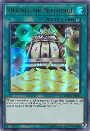 Double or Nothing DUPO EN064 Ultra Rare Unlimited Double or Nothing DUPO EN064 Ultra Rare Unlimited