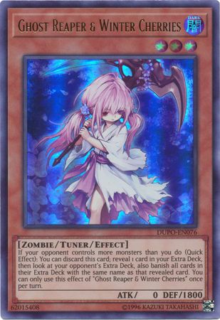 Ghost Reaper Winter Cherries DUPO EN076 Ultra Rare Unlimited Duel Power Unlimited Singles Ghost Reaper Winter Cherries DUPO EN076 Ultra Rare Unlimited Duel Power Unlimited Singles