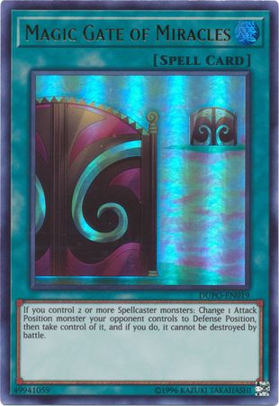 Ultra Rare 1st Edition NM Duel Power Magic Gate of Miracles DUPO-EN019
