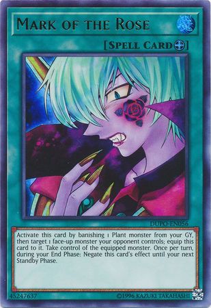 Mark of the Rose DUPO EN056 Ultra Rare Unlimited Duel Power Unlimited Singles Mark of the Rose DUPO EN056 Ultra Rare Unlimited Duel Power Unlimited Singles