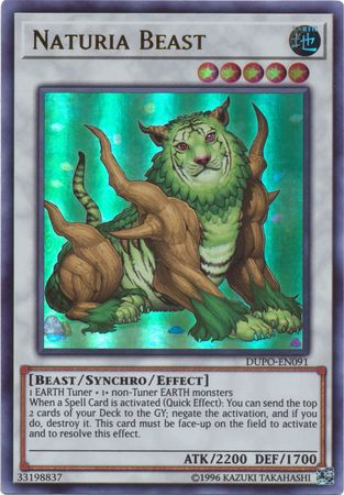 Naturia Beast DUPO EN091 Ultra Rare Unlimited Naturia Beast DUPO EN091 Ultra Rare Unlimited