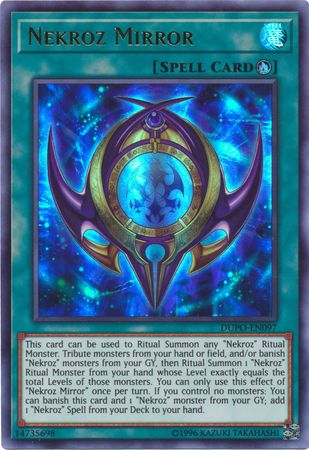 Nekroz Mirror DUPO EN097 Ultra Rare Unlimited Nekroz Mirror DUPO EN097 Ultra Rare Unlimited