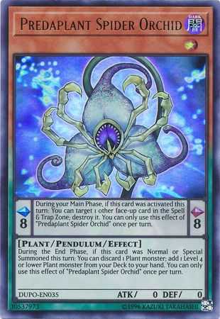 Predaplant Spider Orchid DUPO EN035 Ultra Rare Unlimited Duel Power Unlimited Singles Predaplant Spider Orchid DUPO EN035 Ultra Rare Unlimited Duel Power Unlimited Singles