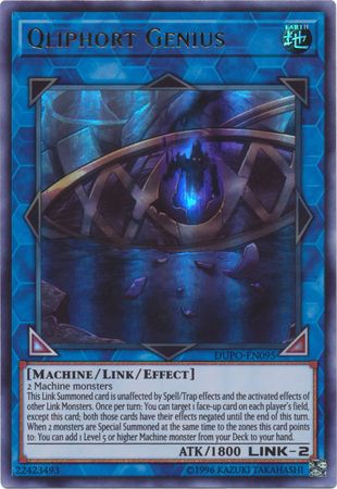 Qliphort Genius DUPO EN095 Ultra Rare Unlimited Qliphort Genius DUPO EN095 Ultra Rare Unlimited