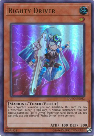 Righty Driver DUPO EN032 Ultra Rare Unlimited Righty Driver DUPO EN032 Ultra Rare Unlimited