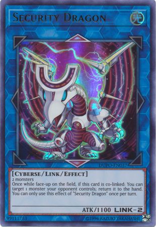 Security Dragon DUPO EN037 Ultra Rare Unlimited Duel Power Unlimited Singles Security Dragon DUPO EN037 Ultra Rare Unlimited Duel Power Unlimited Singles
