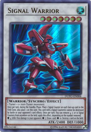 Signal Warrior DUPO EN006 Ultra Rare Unlimited Duel Power Unlimited Singles Signal Warrior DUPO EN006 Ultra Rare Unlimited Duel Power Unlimited Singles