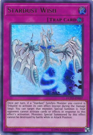 Stardust Wish DUPO EN007 Ultra Rare Unlimited Stardust Wish DUPO EN007 Ultra Rare Unlimited