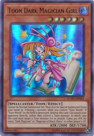 Toon Dark Magician Girl DUPO EN041 Ultra Rare Unlimited Toon Dark Magician Girl DUPO EN041 Ultra Rare Unlimited