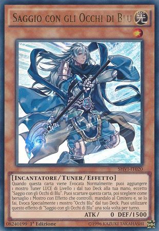 Saggio con gli Occhi di Blu SHVI IT020 Ultra Rare 1st Edition Italian Yugioh Cards Saggio con gli Occhi di Blu SHVI IT020 Ultra Rare 1st Edition Italian Yugioh Cards
