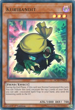 Kuribandit AC19 EN019 Ultra Rare 1st Edition Kuribandit AC19 EN019 Ultra Rare 1st Edition