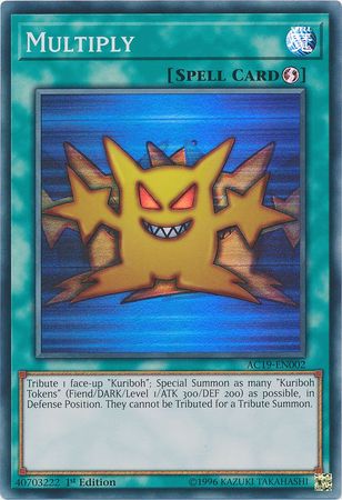 Multiply AC19 EN002 Super Rare 1st Edition Multiply AC19 EN002 Super Rare 1st Edition