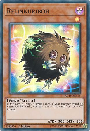 Relinkuriboh AC19 EN013 Super Rare 1st Edition Relinkuriboh AC19 EN013 Super Rare 1st Edition