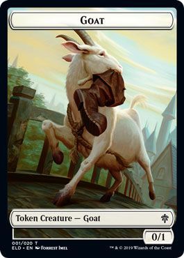 Goat Token 001 020 Full Art Throne of Eldraine Singles Goat Token 001 020 Full Art Throne of Eldraine Singles