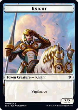 Knight Token 003 020 Full Art Throne of Eldraine Singles Knight Token 003 020 Full Art Throne of Eldraine Singles